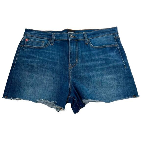 Hudson cut off Jean shorts sz 32 - Picture 3 of 9